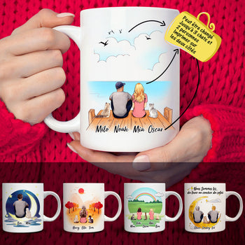 Wraplab Tasse Personnalisable, Mug Personnalisé, Cadeau